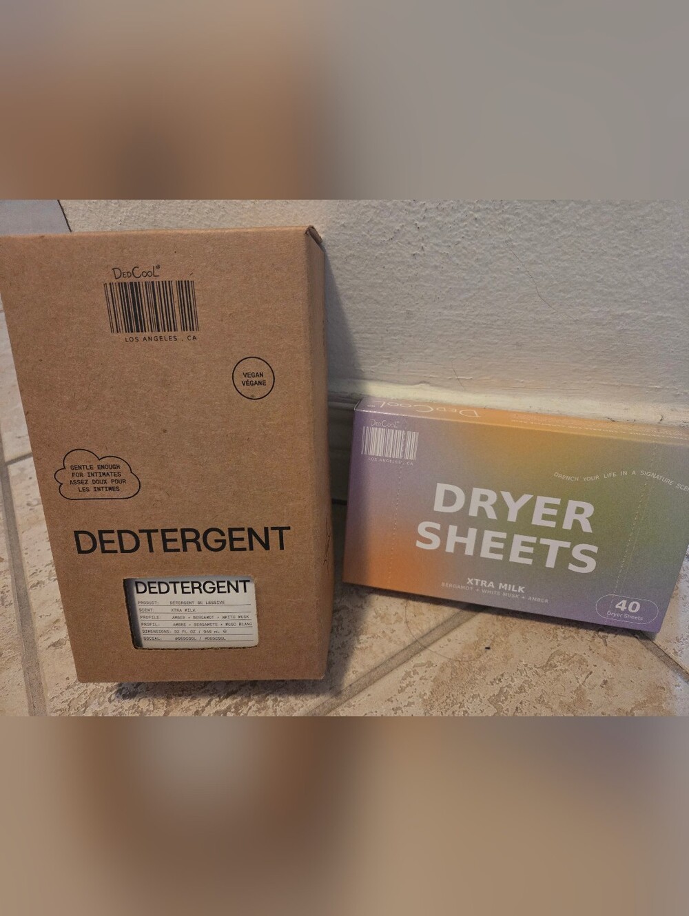 Dedcool Dedtergent in Xtra Milk + Dryer Sheets Xtra Milk